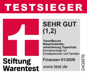 Testsieger Reiserücktrittsversicherung
