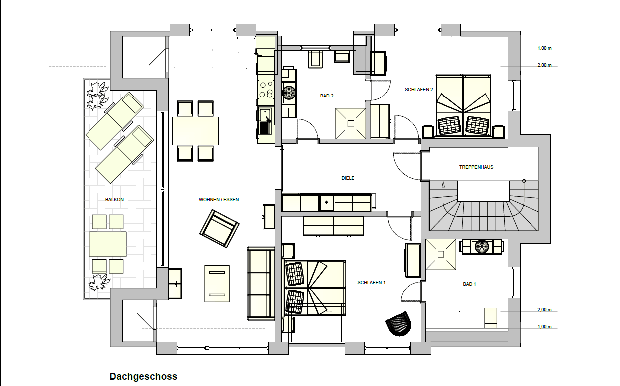 Strandallee Grundriss DG